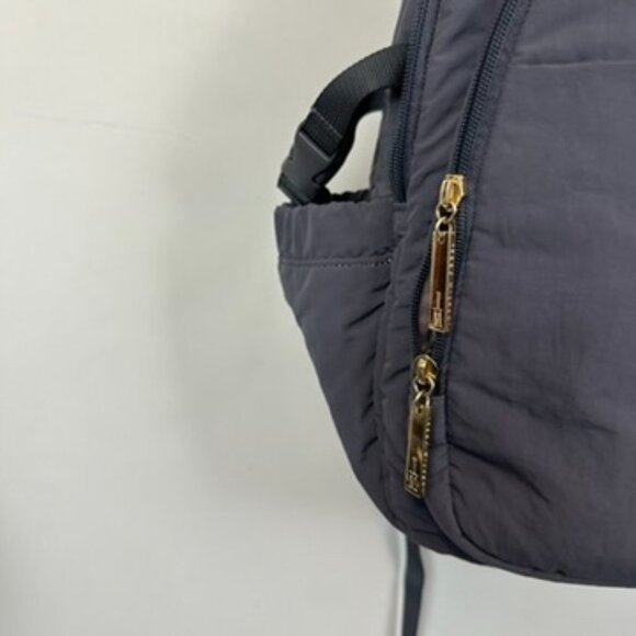 Isaac Mizrahi Gray Backpack Multi Pocket - Picture 6 of 6